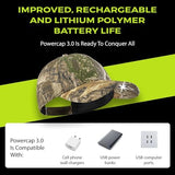 LED Hat Light - POWERCAP Baseball Cap with Light Built in - LED Cap Visor Light with Bright Headlight and IPX4 Rating