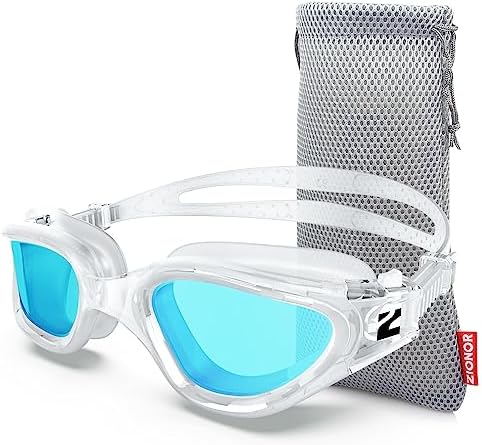 ZIONOR Swim Goggles, G1 SE Swimming Goggles Anti-Fog for Adult Men Women