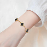 Otdwsd 18K Gold Plated Lucky Clover Jewelry Set, Birthday Gifts for Women