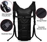 Water Backpack Black Hydration Backpack with 3 Liter Bladder Lightweight & Waterproof Hydration Pack for Hiking, Cycling, Running,Climbing Outdoorer ,Gift for dad