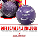 Franklin Sports Kids Baseball Glove + Ball Sets - Meshtek Youth Teeball Gloves for Kids + Toddlers - Left + Right Hand Throw Mitts + Glove Sets with Foam Balls - Boys + Girls Gloves - 9.5" Inch