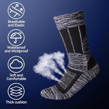 Jspupifip Unisex Waterproof Socks Water Resistant Socks Waterproof Breathable Hiking Wading Skiing Fishing Sock for Men Women