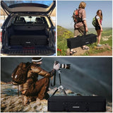 Camping Chair Replacement Bag, 42 Inch Extra Large Zippered Cot Bag, Waterproof Foldable Carrying Case with Handle Strap, Large Mouth fits Most Cots & Chairs for Travel Outdoor