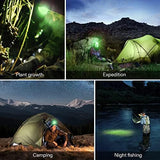 VIVOSUN 2 Pack 19 Bulbs High Intensity LED Green Light Grow Room Headlight