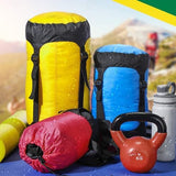 5 Pcs Compression Sacks for Backpacking 5L/10L/15L/20L/35L Camping Sleeping Bag Stuff Sack Water Resistant Sleeping Bag Storage Sack for Space Saving Hiking Gear