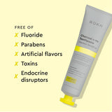 Boka Fluoride Free Toothpaste Nano Hydroxyapatite, Helps Remineralize, Appropriate for Sensitive Teeth, Whitening - for Adult, Kids Oral Care - Refresh Mint Flavor, 4 Fl Oz 3Pk