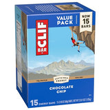 CLIF BAR - Protein Bars - Chocolate Chip - Made with Organic Oats - Energy Bars - Non-GMO - (15 Pack)