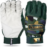 Franklin Sports MLB Youth Batting Gloves - Digitek Camo Baseball + Softball - Premium Leather - Many Sizes + Colors - Youth
