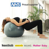BABYGO® Birthing Ball for Pregnancy & Labor + Our Award Winning Book - Exercise, Birth & Recovery Plan, 5X Stronger Than a Yoga Ball with Eco Friendly Material