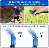 Hydration Bladder 2 Liter, BPA Free Water Bladder for Hiking Backpack Water Storage Bag with Insulated Tube, Hydration Backpack Replacement for Outdoor Camping Running Hiking