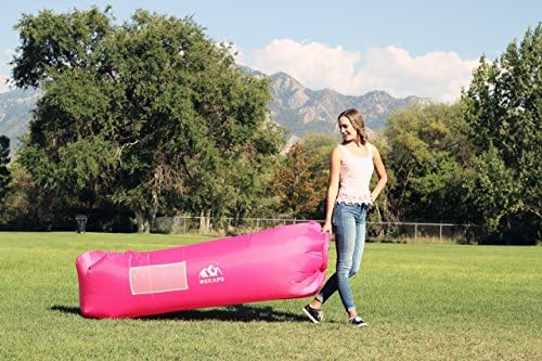 WEKAPO Inflatable Lounger Air Sofa Hammock-Portable,Water Proof& Anti-Air Leaking Design-Ideal Couch for Backyard Beach Traveling Camping Picnics & Music Festivals