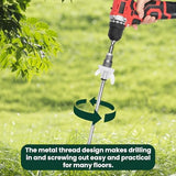 20 Pack 8" Screw in Tent Stakes Heavy Duty- Ground Anchors Screw- Tent Pegs Camping Stakes- Hex Pegs Drillable Tent Stakes and Hexagon Head Drive and Storage Box (White)