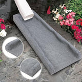 3 Pack Rubber Downspout Splash Block Rain Gutter Down Spout Drain Trays Gray