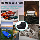 Down Booties Warm Socks for Men & Women - Ultralight Sleeping Sock for Camp, Backpacking - Soft & Cozy Camping Sleeping Bag Tent Down Slippers Foot Warmer