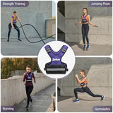 ZELUS Weighted Vest for Men and Women | 4-10lb/11-20lb/20-32lb Vest with 6 Ironsand Weights for Home Workouts | Adjustable Body Weight Vest Exercise Set for Cardio and Strength Training