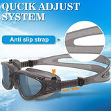 WIN.MAX Polarized Swimming Goggles Swim Pool Goggles Anti Fog Anti UV No Leakage Clear Vision for Men Women Adults Teenagers