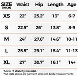 COOLOMG Youth Boys Compression Shorts with Protective Cup Sliding Underwear for Baseball Football Lacrosse Hockey