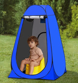 Portable Pop Up Privacy Tent, Outdoor Camping Bathroom Toilet Shower Tent Spacious Dressing Changing Room for Hiking Beach Picnic Fishing, Instant Rain Shelter with Carrying Bag-