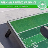 GoSports Portable Cornhole Sets, 8 Styles – Choose 4 x 2 ft or 3 x 2 ft - Boards Include 8 Bean Bags, Travel Case, and Game Rules