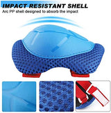 Kids Protective Gear Set Knee Pads for Kids 3-14 Years Toddler Knee and Elbow Pads with Wrist Guards 3 in 1 for Skating Cycling Bike Rollerblading Scooter