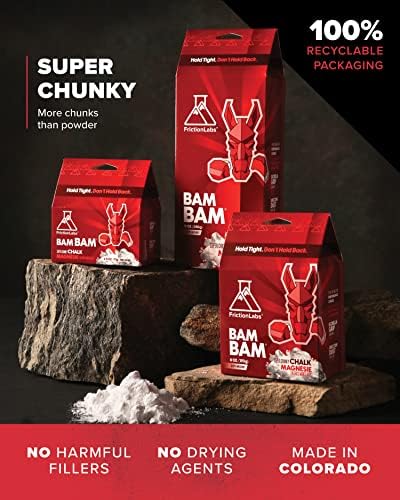 Friction Labs Premium Sports Chalk for Rock Climbing, Weight Lifting, Gymnastics, Tennis & More