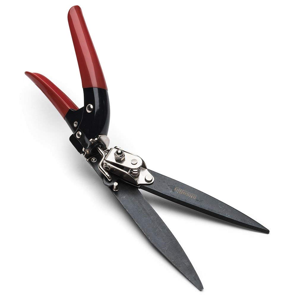 Grass Shears - Garden Clippers with Rotating Handle - Grass Cutter Edging Shears - Hedge Trimmer Garden Shears - Hedge Clippers or Yard Scissors for Outdoor Edges and Hedges by Kings County Tools