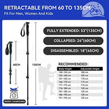 Trekking Poles Collapsible Hiking Poles - 2 Pack Adjustable Aluminum Hiking Sticks, Lightweight Walking Sticks for Women, Men, Seniors, Kids, Walking Poles for Backpacking by Underwood Aggregator