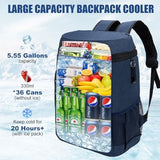 Backpack Cooler Insulated Leak Proof for Men Wowen 36 Cans Soft Cooler Backpack Insulated Waterproof Large Capacity Coolers Bag Portable for Lunch Camping Travel Picnic Hiking