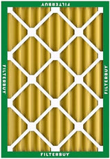 Filterbuy 20x25x4 Air Filter MERV 11 Allergen Defense (4-Pack), Pleated HVAC AC Furnace Air Filters Replacement (Actual Size: 19.50 x 24.50 x 3.63 Inches)