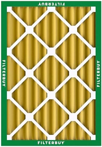 Filterbuy 20x25x4 Air Filter MERV 11 Allergen Defense (6-Pack), Pleated HVAC AC Furnace Air Filters Replacement (Actual Size: 19.50 x 24.50 x 3.63 Inches)