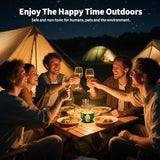 Citronella Candles Outdoor, Large 3-Wick Outdoor Candles for Patio Garden, Nature Soy Wax Lemomgrass Outside Candle, Long Lasting Decorative Summer Candle for Garden Camping, Backyard