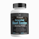 Primal Being Grassfed Beef Testes Capsules – Nutrient-Dense Beef Organ Supplement for Men, New Zealand Sourced, 120 Capsules