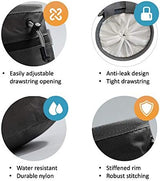 Chalk Bag for Rock Climbing, Climbing Chalk Bag for Bouldering with 2 Large Zipper Storage Pockets, Premium Gym Chalk Bag for Weightlifting, Great Gift and Rock Climbing Gear