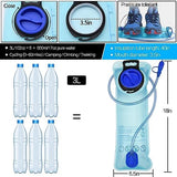 1.5L/2L/2.5L/3L Hydration Bladder, Large Opening Water Storage Bladder Bag, for Cycling Hiking Camping
