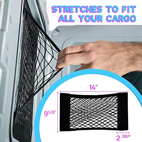 Cooler Net for Dry Storage and Organization - Compatible with YETI, RTIC, Igloo, Coleman, Lifetime, Pelican Ice Chests - Works with Cooler Lights, Wheel Kits, RTIC Cooler Accessories, and More