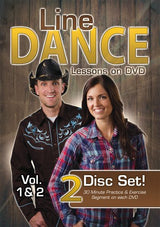 Line Dance Lessons on DVD Vol 1 & 2 - Learn 20 Line Dances, Plus two 30 Minute Bonus Workouts! Instruction & Exercise in a Two Disc Set