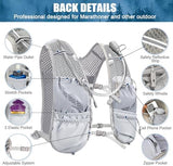 Running Hydration Vest for Women Men, Lightweight Adjustable Hydration Backpack with 1.5L Water Bladder Bag for Hiking, Trail, Running, Marathons, Cycling
