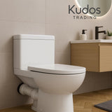 Kudos-Trading - Flexible Toilet Pan Connector Universal WC Flexi Slinky Waste Soil Pipe 240mm-500mm, Adjustable Length, Easy to Install, Anti-Kink & Odour Resistant, Suitable for All Standard Toilets.