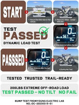 Young Hitch Mount Bike Rack with Ramp, 200 lbs. Capacity for 2 E-Bikes, Fat Tire and Standard, fits Cars, SUVs, RVs, Trailers with 2 Inch Receiver