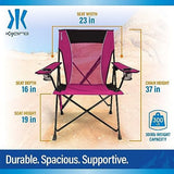 Kijaro Dual Lock Portable Camping Chairs - Enjoy the Outdoors with a Versatile Folding Chair for Sports, Lawn - Dual Lock Feature Locks Position – Hanami Pink