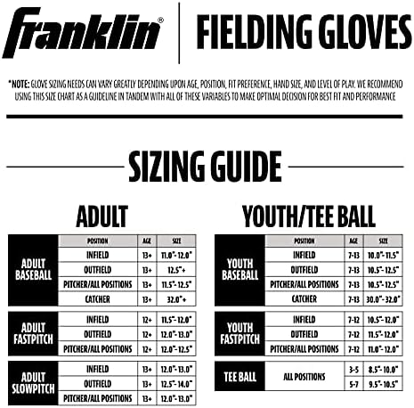 Franklin Sports Girls Softball Glove-Women's Windmill Fastpitch+Slowpitch Softball Glove-Right and Left Hand-Adult