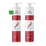 I Belli Capelli Ravenna Professional Keratin, Long-lasting Straightening Effect - Cirugia Capilar - Celulas Madres Straightener System - 2x1L/33.8