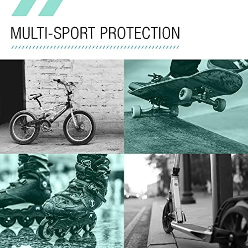 80SIX Triple Certified Multisport Helmet - Ideal for Bike, Scooter, Skateboard, Roller Skate and Inline Skate