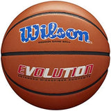 WILSON Evolution Indoor Game Basketballs - Size 5, Size 6 and Size 7