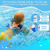 Chriffer Kids Swim Vest Life Jacket for 22-66 Pounds Boys and Girls, Toddler Floaties with Shoulder Harness Arm Wings for 2,3,4,5,6,7 Years Old Baby