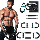 Saker Twister Arm Trainer, 40-100lb Adjustable Chest Workout Equipment, Arm Trainer, Twister Arm Trainer, Portable Power Twister Bar, Detachable Design Fitness Anywhere