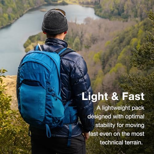 Osprey Talon 26L Men's Lightweight Hiking Backpack with Hipbelt, Phantom Grey/Dark Charcoal