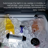 HEXNUB Cooler Box Light, Waterproof, Rechargeable LED Light Compatible with YETI, RTIC, ORCA, Igloo, Coleman Ice Chest, Magnetic Base, Great for Outdoor Events, Camping, Fishing, Hunting, Boating
