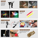 238Pcs Emergency Survival Kit and First Aid Kit, Professional Survival Gear Tool with Tactical Molle Pouch and Emergency Tent for Earthquake, Outdoor Adventure, Camping, Hiking, Hunting