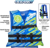 Oceans 7 U SCoast Guard Approved, Infant-Child-Youth Life Jacket Vest – Sizes for 8-90 lbs. – Type III Vest, PFD, Personal Flotation Device